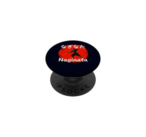 Naginata Artes Marciales Japonesas Artes Polares Retro Budo Koryu PopSockets PopGrip Adhesivo
