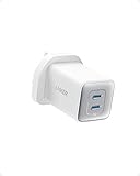 Anker USB C Charger 47W, 523 Charger (Nano 3), 2 Port Compact GaN Fast Charger for iPhone 14/14 Plus/14 Pro/14 Pro Max/13, Galaxy, Pixel 4/3, iPad/iPad Mini (Cable Not Included),White
