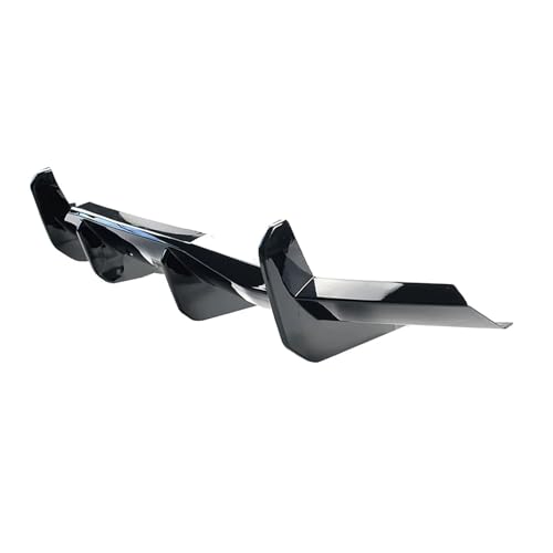 Pare-choc arrière Corvette C8 diffuseur de style STG 3 finition noir brillant haut de gamme