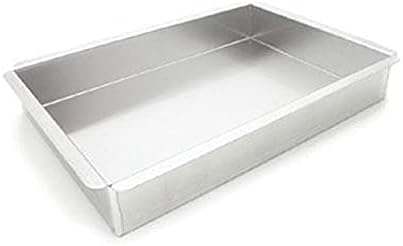 Magic Line Rectangle Cake Pan - Oblong Aluminum Cake Pans for Home & Professional Baking (9x13x2 Inches)