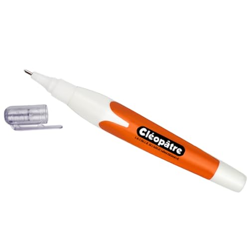Cleopatre - EE10SC - Effac'Encre - Corrector líquido blanco - Bolígrafico de 10 ml con punta metálica
