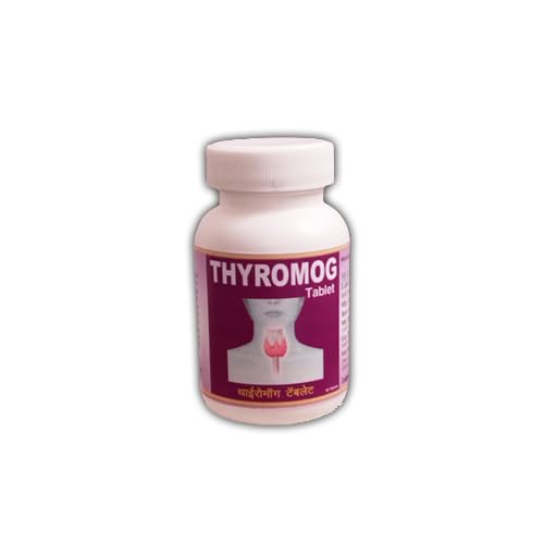 Mogra Thyromog Tablets, Thyroid Supplement – Ayurvedic Medicine for Thyroid Health, Effective Thyroid Tablets – 60 Tablets Mogra Thyromog Tablets, Thyroid Supplement – Ayurvedic Medicine for Thyroid Health, Effective Thyroid Tablets – 60 Tablets