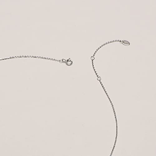 Collier S925 argent perle d'eau douce contre le ternissement, style feuille