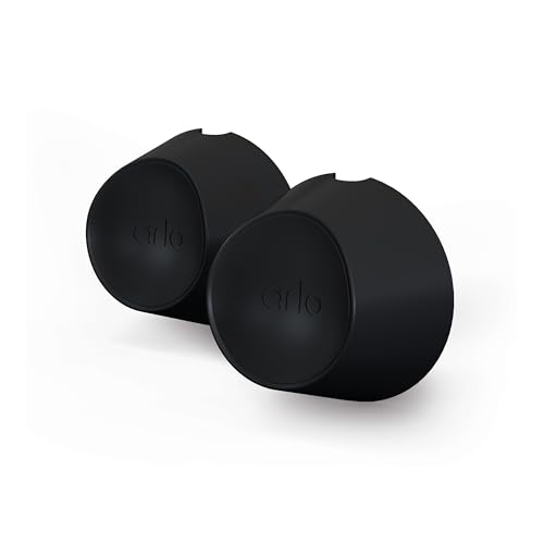 Arlo Certified Accessory, Magnetic Wall Mounts, Indoor/Outdoor, Designed for Arlo Go 1/2, Essential 2, Pro 3/4/5, Ultra 2 (+XL), Black, Pack of 2