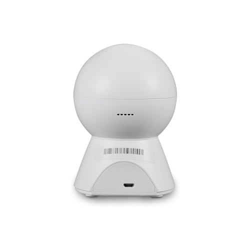 Steck, Câmera De Segurança Interna Ptz 360 Super HD (3MP), Wi-Fi, Áudio bi-direcional, Detecção de s
