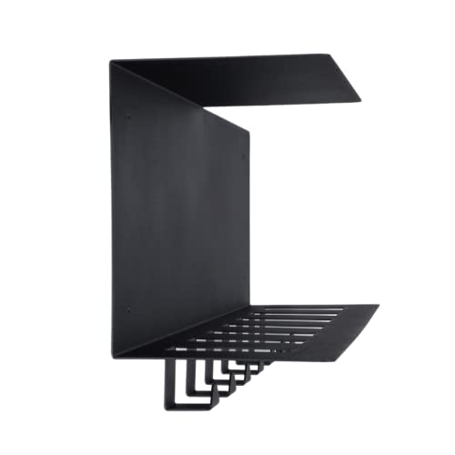 Gorillz Plenck Garderobenleiste mit Ablage schwarz (70 x 25 x 15,5 cm) I...