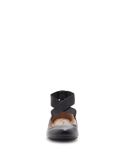 Jessica Simpson Mandayss Women's Pull-On Criss-Cross Ankle Ballet Flats Shoes2