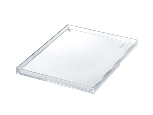 Image of Like-It | MX-T15 | System Tray (S) Lid | Clear Stackable Organizer Tray | 4.53 inch x 6.06 inch x 0.39 inch
