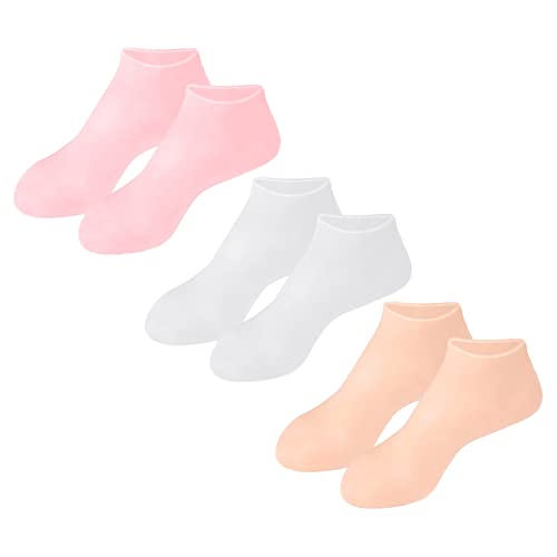 OSOLADY Moisturizing Foot Socks Women's Toe Covers Elastic Breathable Foot Care Protection Covers
