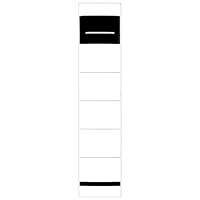 50 Stück Ordner Etiketten Selbstklebend Schmal Ordnerrücken Aufkleber Weiß Ordner Rückenschilder Selbstklebend 3.6 * 19cm für 5 cm Schmale Ordner
