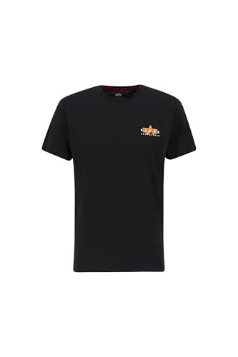 T-Shirt Alpha Industries Puff Print Logo BP Homme anti-déformation en coton