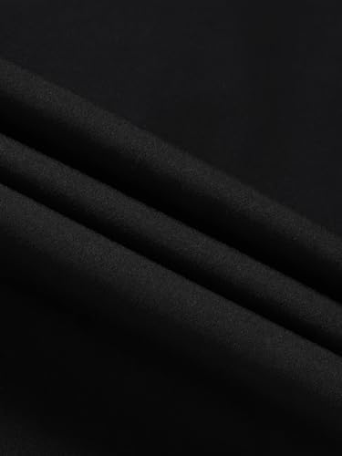 Image of TAGDO Men's Loose Fit Solid Color Polyester Drawstring Sports Pants - Casual, and Comfortable for Outdoor Activities (5186)