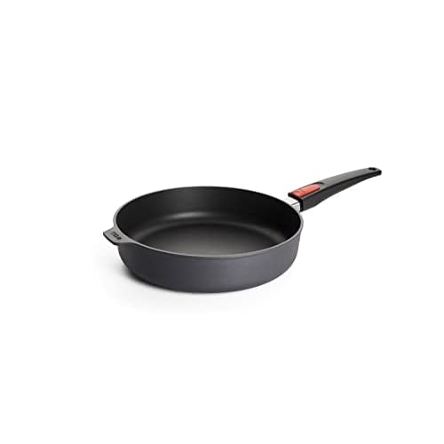 Norbert Woll 1728DPI Diamond LITE inductie gegoten pan met hoge rand, AS 28 cm, 7 cm hoog, 3,5 liter zwart