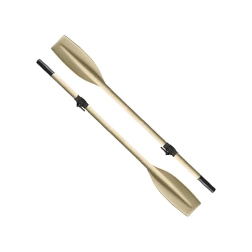 Oceansouth Heavy Duty Aluminum Boat Oars with 1/2 Oar Locks 2-Piece Split Shaft Rowing Oars for Dinghies Inflatable Boats & Tenders Marine Grade Aluminum Pair (6)