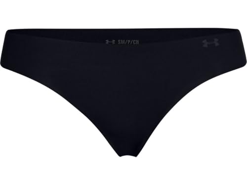Image of Under Armour 3-pack Pure Stretch No Show Thong Underwear, All-day Comfort Fit & Ultra-soft