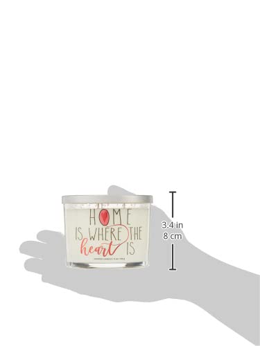 Aromascape Pt41417 "Home Is Where The Heart Is" 3-Wick Scented Candle (Brown Sugar Pecan, Cinnamon Bark, And Nutmeg), 11-Ounce , White #TOP3