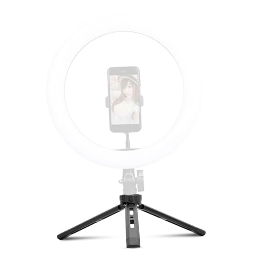 Soporte mini de mesa KOMBIUDA de aluminio plegable para teléfonos y cámaras DSLR con tornillo 5