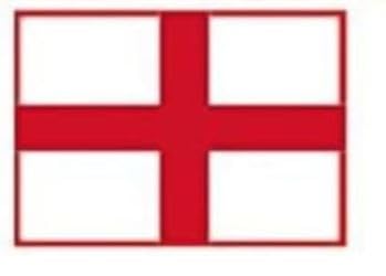 England Flag - Red Ink - Hand Stamp - Suitable for Festivals - Night Clubs - Parties etc self Inking 18mm circ 5210