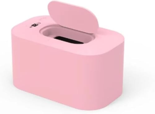 赤ちゃんのウェットシートウォーマー 赤ちゃんの用品 素早く温まる赤ちゃんのウェットシート 赤ちゃんのウェットシートスタンド ボディウェットシート 赤ちゃんのウェットシートウォーマー ウェットシートボックス 上から温める (ピンク)