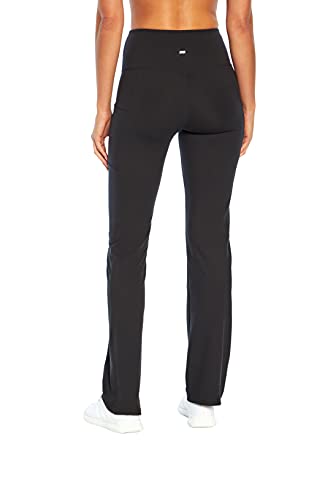 Marika Women's Standard Eclipse Tummy Control Bootleg Pant, Black, Large #TOP4