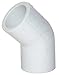 1-1/4inch Schedule 40 White PVC Socket 45 Degree Elbow