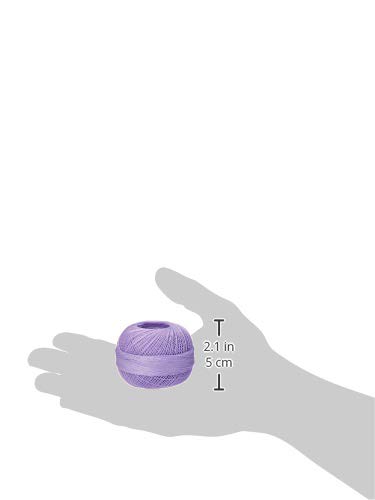 Hilos de algodón Lizbeth Premium, tamaño 40, morado claro, pack de 2 miniatura 3