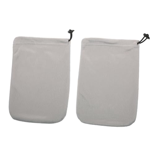 SAFIGLE 1 Par Guantes de algodón hidratante guantes de parafina guantes humectantes para manos guantes hidratantes guantes calentadores de cera guantes de cera de mano Felpa Gris