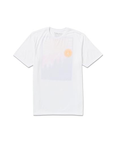 Volcom Men's Stone Tech Short Sleeve Quick Drying Tee, White, X-Large