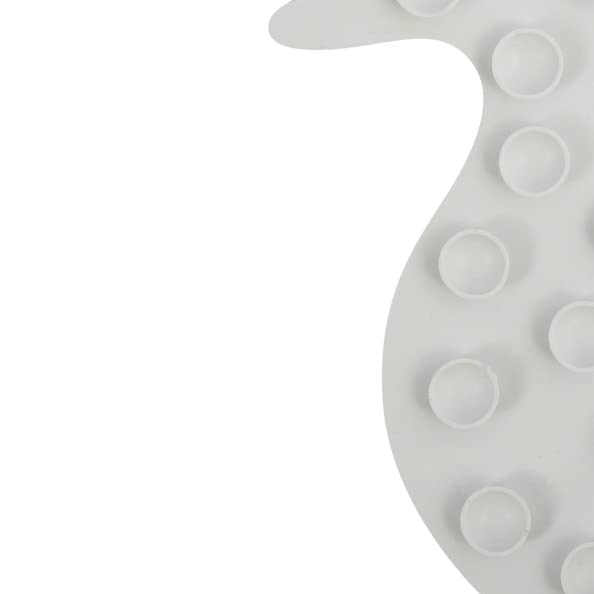 MSV Ducks Non-Slip Bath Mats, White, Set of 5 - Image 2