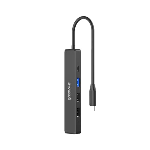 Hub multiport USB-C pour télétravail avec répartiteur HDMI 4K et clé USB - 6