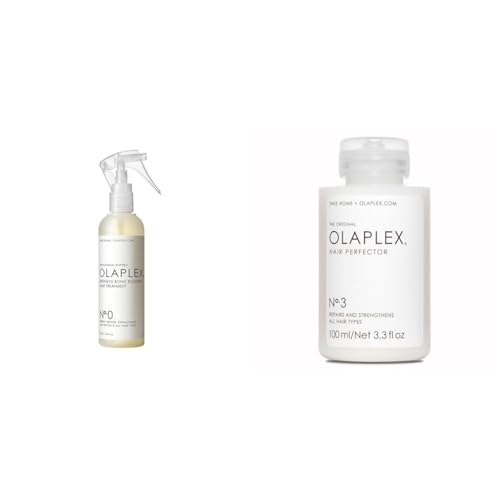 OLAPLEX Nº0 INTENSIVE BOND BUILDING 155 ML + Olaplex Perfeccionador capilar tratamiento reparador n.° 3 100ml (Paquete de 1)