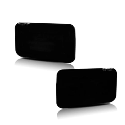 MMLLAOSW Red LED Car Rear Bumper Reflector Tail/Brake Lights, Rear Fog Lamps,Turn Signal Lights Compatible With Hummer H2 2005-2009(Smoked Lens)