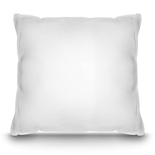 PR Print Royal Kissenfüllung passend für Fotokissen in Weiß mit farbig gemusterter Rückseite - 40 x 40 cm - 100% Polyester