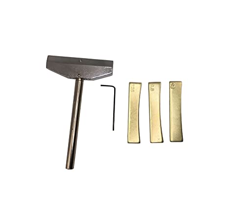 2WMusic ギター ベース フレットプレス Caul Insert プレスセットアップ ツール 六角レンチ 3 真鍮 7.25/9.5/12 ラジアン インサート アコースティック エレキ ギター ツール アクセサリー