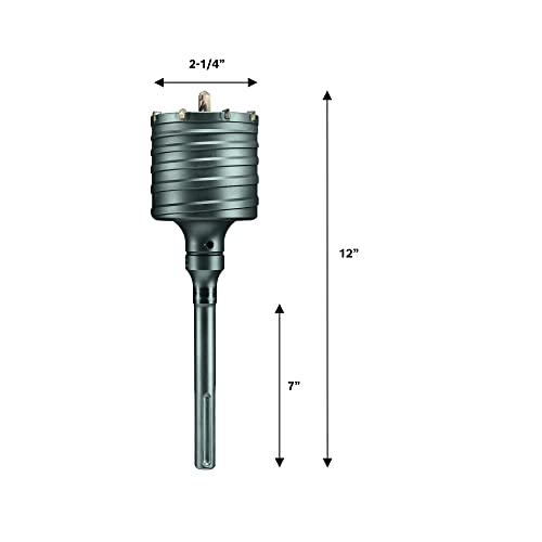 Image of BOSCH HC8516 2-1 /4 in. x 12 in. SDS-max Rotary Hammer Core Bit, Gray