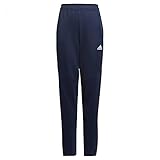 Schmal zulaufende Beinform adidas Unisex Kinder Condivo 21 PRIMEBLUE Training Tracksuit Bottoms Y Hose, Team Marine Blau/Weiß, 1516