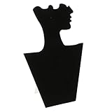 tienda online bisuteria mexico Exhibición de collares para vender: este estante de exhibición de collares puede su escritorio limpio y bien organizado, busto de exhibición de collares