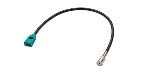 XTRONS® Female Fakra to Female ISO Car Stereo Aerial Antenna Adaptor Connector Cable Lead