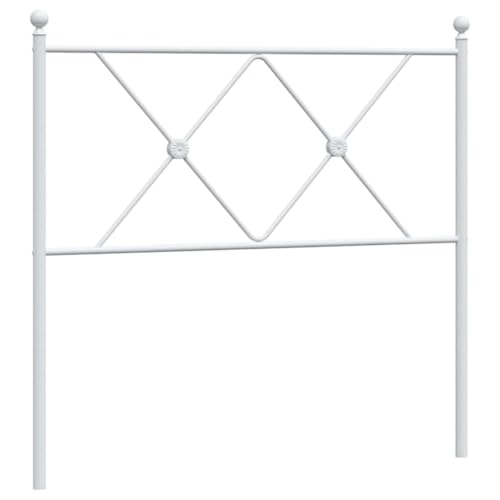 VidaXL Cabecero de Repuesto de Metal Blanco