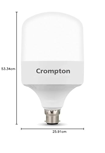 Crompton LED30DFCDLPro-2 Base B22 30-Watt LED Bulb Combo (Pack of 1, Cool Day Light)
