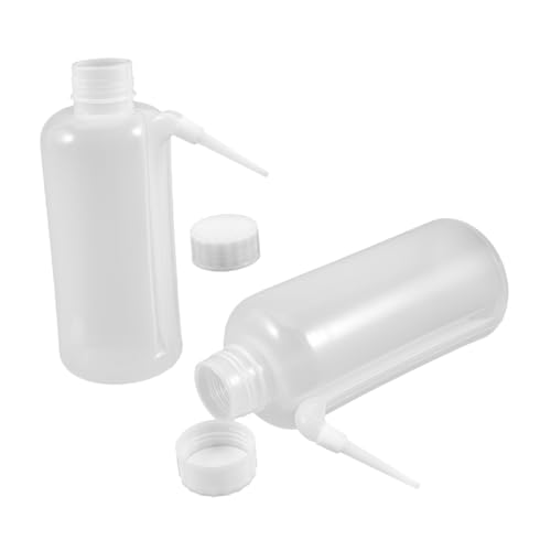 Holibanna Botellas Exprimibles Para Salsa 500 Ml Plástico Sin Goteo Pajita Lateral Para Condimentos Barbacoa y Ensalada Paquete 2 Unidades Para Cocina y Restaurante