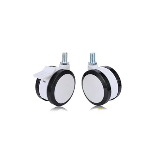 Roulette universelle double pièce 3 pouces à vis pour support mobile et établi