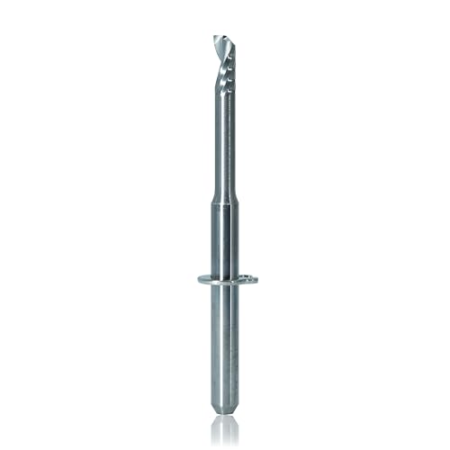 Image of HANSONG Milling Burs 2.5mm - VHF CAD /CAM Compatible (K5, R5, S1, S2) - Designed for PMMA, PEEK, Wax - 3mm Shank, Corner R, 1-Flute End Mill