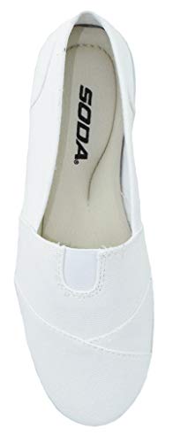 Image of Soda Shoes Women's Obji Round Toe Casual Flat with Padded Insole