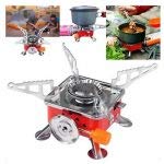 Tyag Camp Gas Stove Portable Outdoor And Indoor for Camping, Hiking, Travel, picnic, biking And Home Easy To Carry, Lightweight, Cooking Burner With Carry Bag (1 Pc)