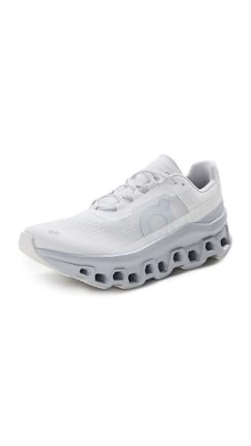 On Women's Cloudmonster Sneakers, White | Glacier, 8.5 Medium US