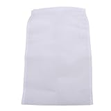 プロ品質 ナッツクバッグ 再利用可能 食品ストレーナー 食品グレード BPAフリー 超強力 ファインメッシュ ナイロン 巾着袋 ワイン ビール 醸造 コーヒー フルーツ ジュース ジャム用 ホワイト (100メッシュ 20 x 30cm)