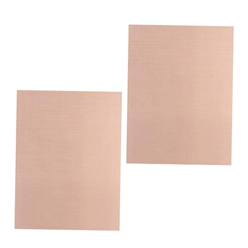 UKCOCO 2 Piezas Parrilla De Barbacoa Antiadherente Estera Accesorios para Barbacoa Portátil Resistente Calor Parilla Parrilla a La Plancha Almohadilla para Barbacoa
