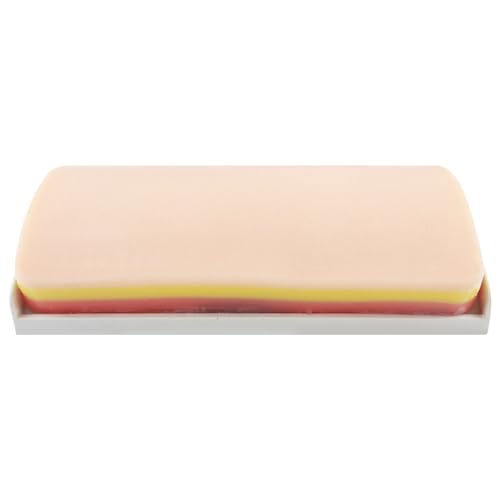 Suture Practice Pad Three Layer Silicone Suture Pad with Realistic Skin Texture, Practice Kit for Medical Students, Nursing, Surgical and Training Use