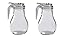 Thunder Group GLTWSY014 Syrup Dispenser with Cast Zinc Top, 14-Ounce, Pack of 2